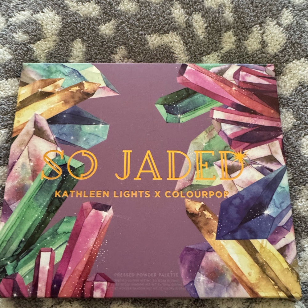 Colourpop So Jaded Eyeshadow Palette by Kathleen Lights